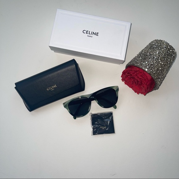 Celine 58mm Round Sunglasses New In Case & Box’s - Comes With Cleaning Cloth - Picture 2 of 15
